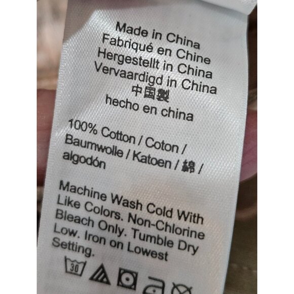 J. Crew Womens Camo Cargo Pants Size 28 Green Beige Cinched Hem Gorpcore Granola - Picture 7 of 12